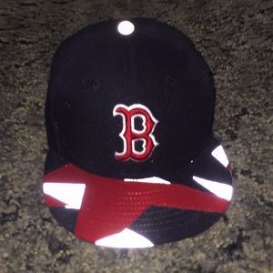 Boston Red Sox fitted flat brim